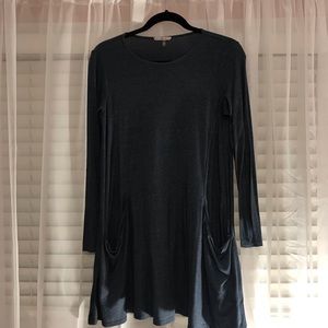 SOPRANO AT NORDSTROM LONG SLEEVE T-SHIRT DRESS